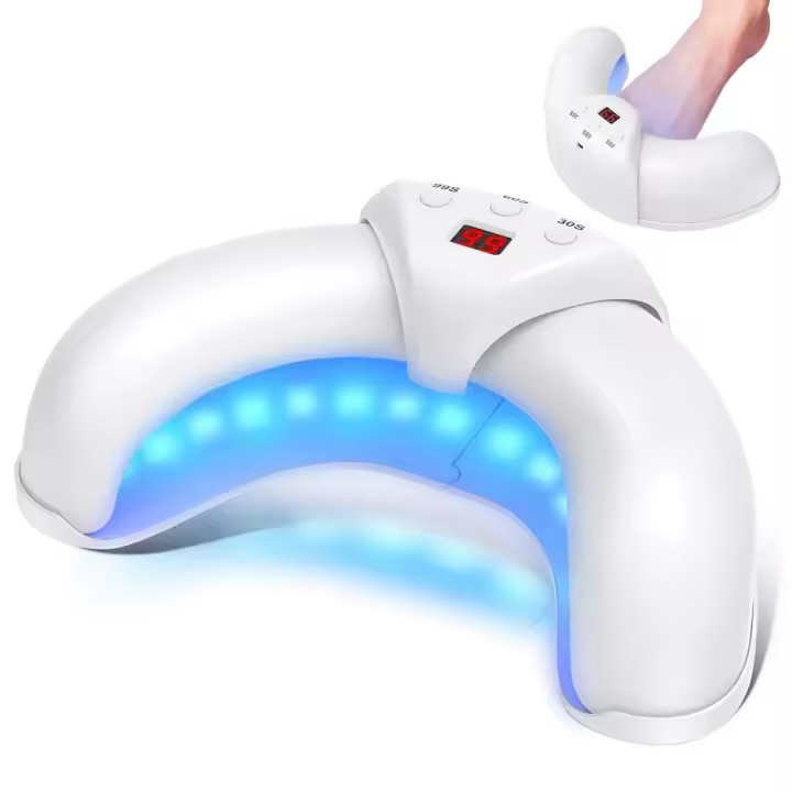 Dispositivo de tratamiento láser para hongos en las uñas 2025, para múltiples uñas de los pies, uso doméstico, luz infrarroja de 905nm + uña de luz azul de 470nm - 1