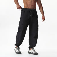 Pantalones cargo de moda de verano holgados de estilo coreano para hombre con piernas cónicas - details 4