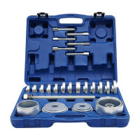 31 herramientas para cojinetes de rueda, kit de herramientas de montaje de cojinetes de tracción de rueda universal, removedor de cojinetes de rueda - details 2