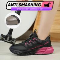 Zapatos de seguridad para mujer Zapatilla deportiva con punta de acero Botas de seguridad deportivas para el trabajo Zapatos de trabajo a prueba de pinchazos Botines indestructibles anti-rotura - details 1