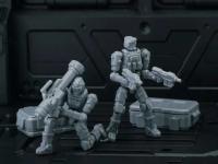 Figuras de Conductor de Equipo de Combate 1/60 Series 3min Mini Estatua de Colección para Ensamblaje Paquete de 6 Piezas - details 3