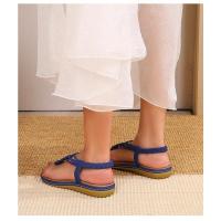 Sandalias de Mujer Bohemias Tejidas 2025 Suela Plana Tallas 36-44 Estilo Veraniego Casual para Playa y Ciudad - details 20