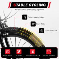 Bicicleta de Montaña Unisex, bici de acero duro con freno, multiengranaje, 20 pulgadas - details 3