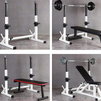 Rcynview Estante de Levantamiento de Pesas Ajustable  Barra de Pull-Up para Gimnasio en Casa - details 6