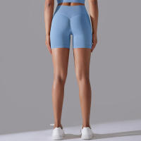 Pantalones Cortos de Yoga de Secado Rápido Pantalones Deportivos sin Costuras para Ciclismo y Entrenamiento de Gimnasio Ropa Deportiva para Mujeres - details 62