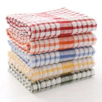 Toallas de algodón para cocina, paños de cocina absorbentes sin pelusa, paño a cuadros para Catering y restaurante, 10 piezas - details 1