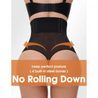 Cinturón adelgazante para adelgazar para mujer Cintura alta y Abdomen Cinturón de recuperación posparto Invisible sin costuras - details 3