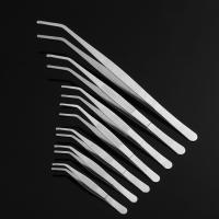 Pinzas chapadas de acero inoxidable para Chef, pinzas para comida, barbacoa, para servir pasteles y postres, herramienta de cocina - details 1