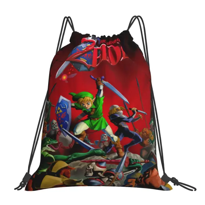 Mochila con cordón The Legend of Zelda, bolsa deportiva para gimnasio, bolsa con cordón resistente al agua, bolsa con cincha 615 - 1
