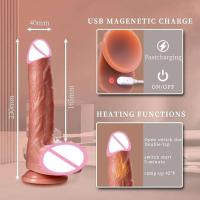Consolador de empuje, juguetes vibradores para mujeres, pene realista, doble penetración, masturbación Anal, sexo para adultos hine 18 - details 4