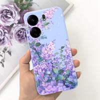 Funda trasera para Xiaomi Poco C65, cubierta suave de silicona líquida mate con estampado de dibujos animados de flores, protección a prueba de golpes - details 35
