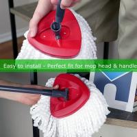 Fundo de Mopa Disceto de Recambio en Plástico Triángulo para Cedar Accesorio para Vileda O-cedar 360° Rotativo Cabeza de Mopa Normal Producto Multiusos Hecho en China - details 4
