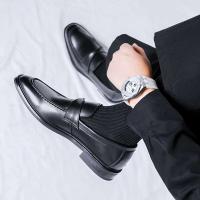 Zapatos de mujer de cuero informales transpirables de oficina de moda de cuero para hombre - details 7