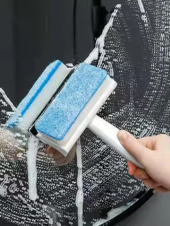 Multifunctional Glass Window Cleaner Cleaning Brush for Mirror, Bathroom, Wall - 1