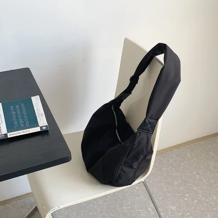 Bolsa de nailon, bolsa de masa, bolsa de gran capacidad, bolsa de alta gama casual, bolsa de mensajero simple y versátil, bolso de hombro para mujer. - 1