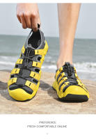 Sandalias de hombre con suela suave y antideslizante, zapatos de rastreo de río, zapatos de playa para hombre, zapatos de vadeo al aire libre para parejas, zapatos de verano para mujer - details 7