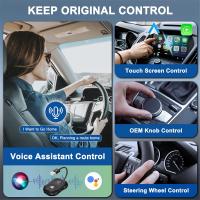 Adaptador inalámbrico 2 en 1 para CarPlay y Android, Dongle inalámbrico para Carplay con cable y Android (blanco) - details 6