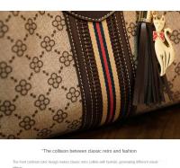 Bolsos de cuero para mujeres 2024 moda 100 bolsos de hombro único bolsos estampados para mujeres - details 18