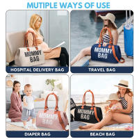 PANGDUBE-bolsa de mamá con cambiador portátil, bolsa de pañales para bebés, mochila para más, paquetes de maternidad, 5 unids/set - details 6