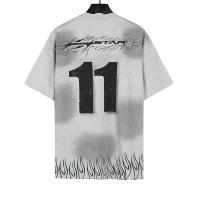 2025 Camisas casuales básicas de moda de verano, camisetas holgadas de algodón puro para hombres y nuevas camisas de manga corta para parejas con estampados de logotipos en la parte delantera - details 1
