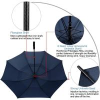 Paraguas de Golf abierto automático, paraguas de palo impermeables a prueba de viento con doble dosel extragrande de gran tamaño - details 203
