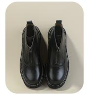 Botas de hombre de alta gama de cuero Botas Chelsea Zapatos altos de piel de vaca de capa superior - details 6