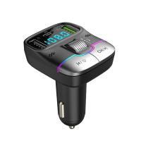 Transmisor FM para coche con Bluetooth 5,3, adaptador inalámbrico, reproductor MP3, llamada manos libres, USB Dual, PD, Cargador rápido, rueda de rodillo - details 12
