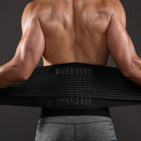 Cinturón de soporte para espalda con diseño de alta presión elástica, cinturón de ejercicio para aliviar la ciática y la escoliosis - details 4