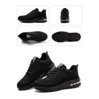 Zapatos De Seguridad Para Trabajo Con Punta De Acero Antideslizantes Y Respirables Para Hombres Botas De Trabajo Ligeras Y Confortables Para Construcción - details 22