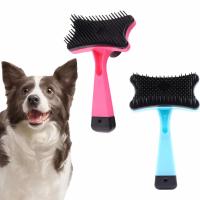 Cepillo de Cuidado para Mascotas Autolimpiante Peine de Masaje sin Estática con Cerdas Gruesas - details 1