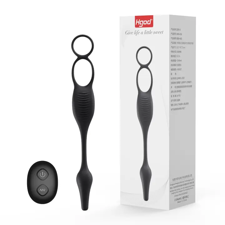Juguete sexual masculino Masaje de próstata: potente estimulación continua precisa de la próstata con 7 modos de control remoto, consolador con anillo vibratorio para pene, juguetes sexuales para adultos para parejas y hombres - 1