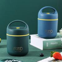 Taza de vacío hermética, fiambrera térmica, bolsa de almuerzo aislada, contenedor de alimentos, taza de sopa de acero inoxidable - details 2