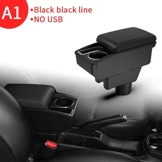 Reposabrazos Attrage para Mitsubishi Mirage Space Star, caja de almacenamiento de accesorios de coche, piezas de reacondicionamiento - 1