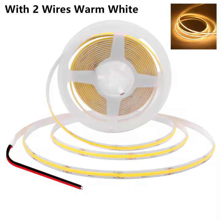 GAHADA Tira de LED COB de Alta Densidad 320LEDs/m Luz de Decoración Flexible 3000K 4000K 6000K - 1