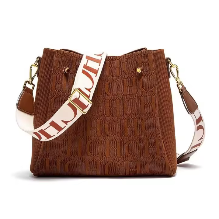 CH elegante sentido letras diseño con cordón marca moda Casual cien bolso de mujer bandolera de gama alta mochila de lujo - 1