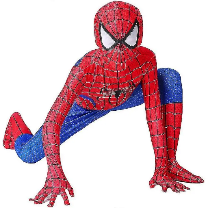 Adultos niños The Amazing Spiderman Cosplay disfraz fiesta mono - 1