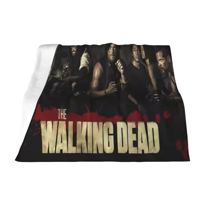 Manta de The Walking Horror Drama Dead Throw para sofá, dormitorio, mantas suaves para aire acondicionado, todas las estaciones - 1