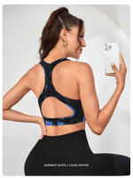 Ropa Interior Deportiva de Alta Resistencia Sujetador de Yoga con Cremallera para Mujeres - details 1