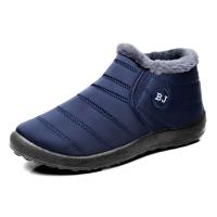 Zapatos cálidos de invierno para mujer, botas de nieve informales al tobillo, zapatos planos cómodos para mujer - details 0