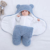 Manta de Invierno para Bebé Recién Nacido Envoltura de Algodón con Diseño de Dibujos Animados Bolsa para Dormir de Espesor Cocoon para Bebé 0-6Months - details 4