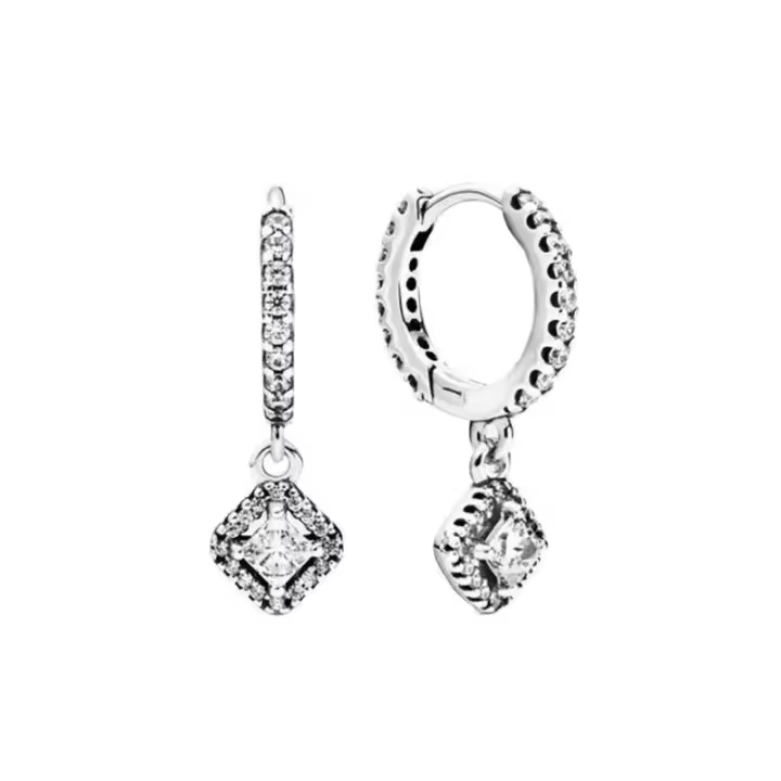 Pendientes de aro de plata Pandora, 298503   C01 - 1