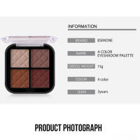 Paleta de Sombras de Ojos Bsimone de Cuatro Colores Luz Suave y Brillante en Tres Dimensiones - details 5
