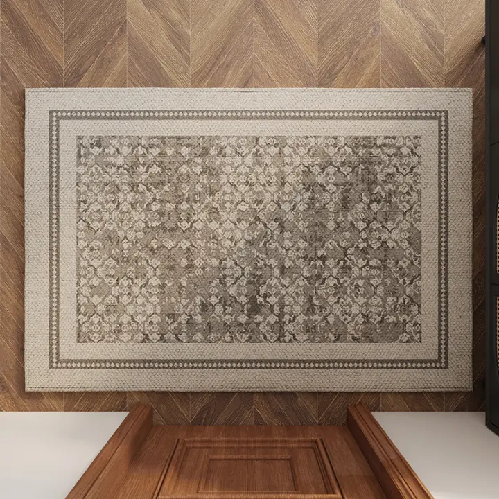 Alfombra antideslizante resistente a la suciedad e impermeable, alfombrilla para puerta de entrada, 60x90cm - 1