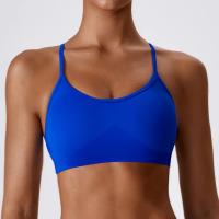 Sujetador deportivo sin costuras con espalda cruzada, agradable al tacto y de alta calidad para mujer - details 6