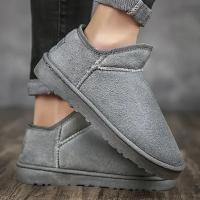Botas de nieve para hombre, zapatos de algodón para exteriores, zapatilla de algodón con aislamiento de felpa, zapatos de ocio para parejas, botas de felpa para mujer, zapato masculino - details 22