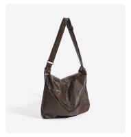 Bolso Cruzado de Gran Capacidad Diseño Plisado en Forma de Cordón Método de Espalda Múltiple - details 25
