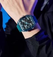 SMAEL-reloj Digital para hombre, pulsera deportiva de silicona, multifuncional, resistente al agua, LED - details 20