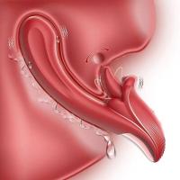 Empaque privado Vibrador Sexy 2 en 1 de Doble Estimulación para Clítoris Femenino Potente con Lengua para Clítoris y Punto G, Juguetes Sexuales Vibrantes para Adultos - details 1