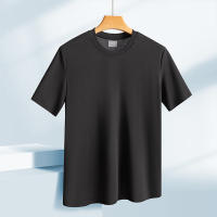 7A antibacteriano líquido amoniaco hombre camiseta de verano clásico cuello redondo simple versátil manga corta camiseta deportiva legging - details 1