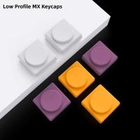 7 Uds CHOSFOX ABS Keycaps para Gateron Low Profile MX Switch teclado nical Ultra fino Purole amarillo gris - details 4